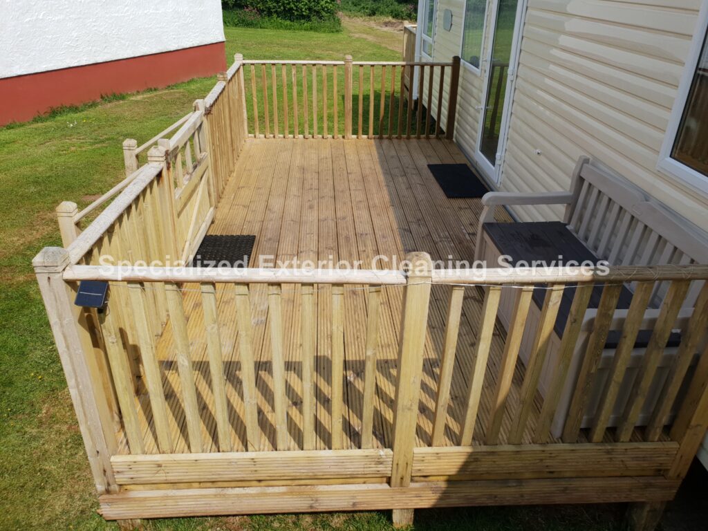 Static caravan cleaning in Cornwall & Devon