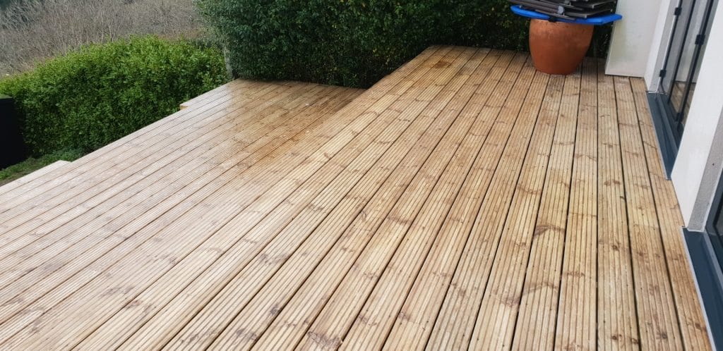 Deck cleaned and restored.