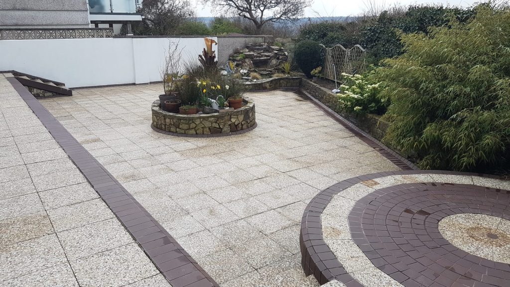 After image of clean patio area on property.